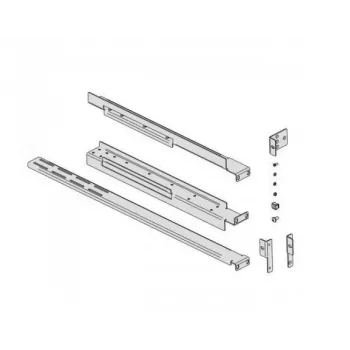 Rack montāžas komplekts EVER UPS, modelis W/OP-ZA00-0002/00, regulējams 800–1200 mm, sudrabs