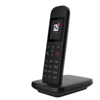 Telekom Sinus 12 analogais telefons ar Caller ID, melns
