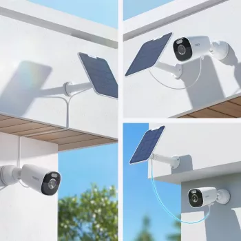 Reolink Argus Series B340 - 5MP bezvadu āra akumulatora kamera, 5/2,4 GHz Wi-Fi, viedā noteikšana, krāsu nakts redzamība