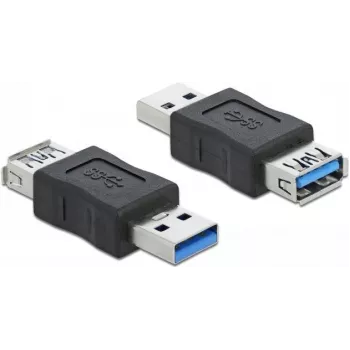 Dzimuma pārveidotājs DeLOCK 66497 USB 3.0 Melns