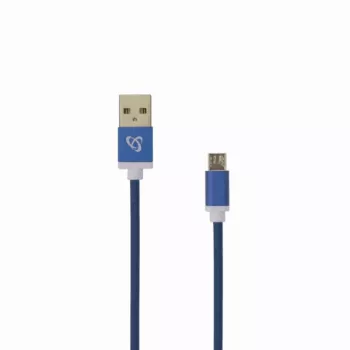Sbox USB-10315BL USB -> Micro USB vīriešu/vīriešu 1.5m zils