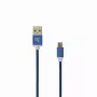 Sbox USB-10315BL USB -> Micro USB vīriešu/vīriešu 1.5m zils