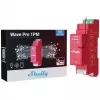 Solid-state relejs Shelly Qubino Wave PRO 1PM Sarkans 16A 110-240V