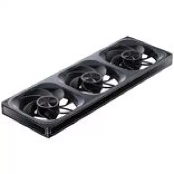 Jonsbo ZA-420BR PWM Reverse ARGB korpusa ventilatori — 3×140 mm, melni