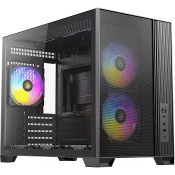 Antec Mini FLUX M korpuss Micro-ATX/Mini-ITX melns
