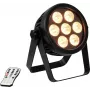 LED prožektors EUROLITE 7C-7 Silent Slim 7W RGB — 7W RGB LED apgaismes ierīce