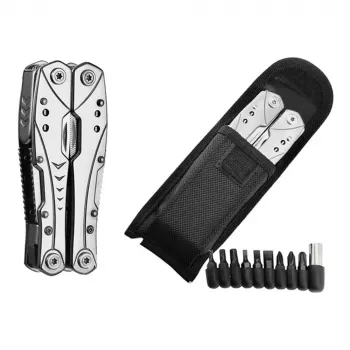 Extralink Multitool, Kabatas nazis 23-in-1, ar Maciņu, Sudrabs