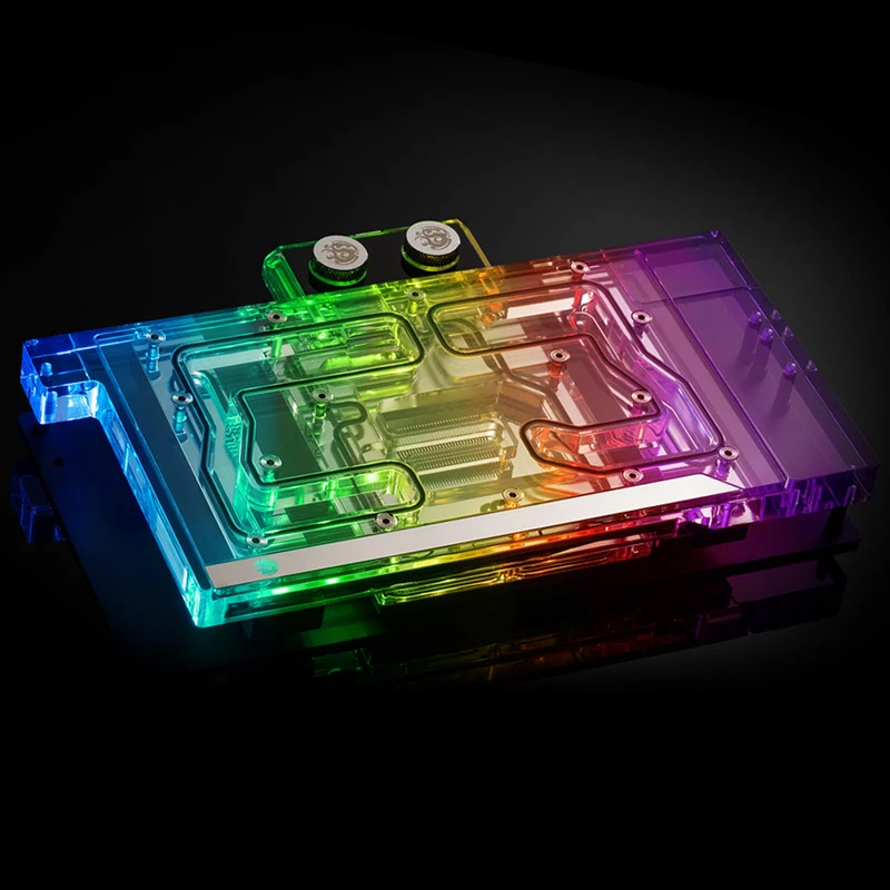 Bitspower Classic ASUS RTX 3070 TUF ūdensbloks, ARGB - akrils
