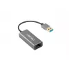 Natec Cricket NNC-1924 USB 3.0 Type-A uz RJ45 Ethernet adapteris, 1000 Mbit/s, 15 cm kabelis, melns
