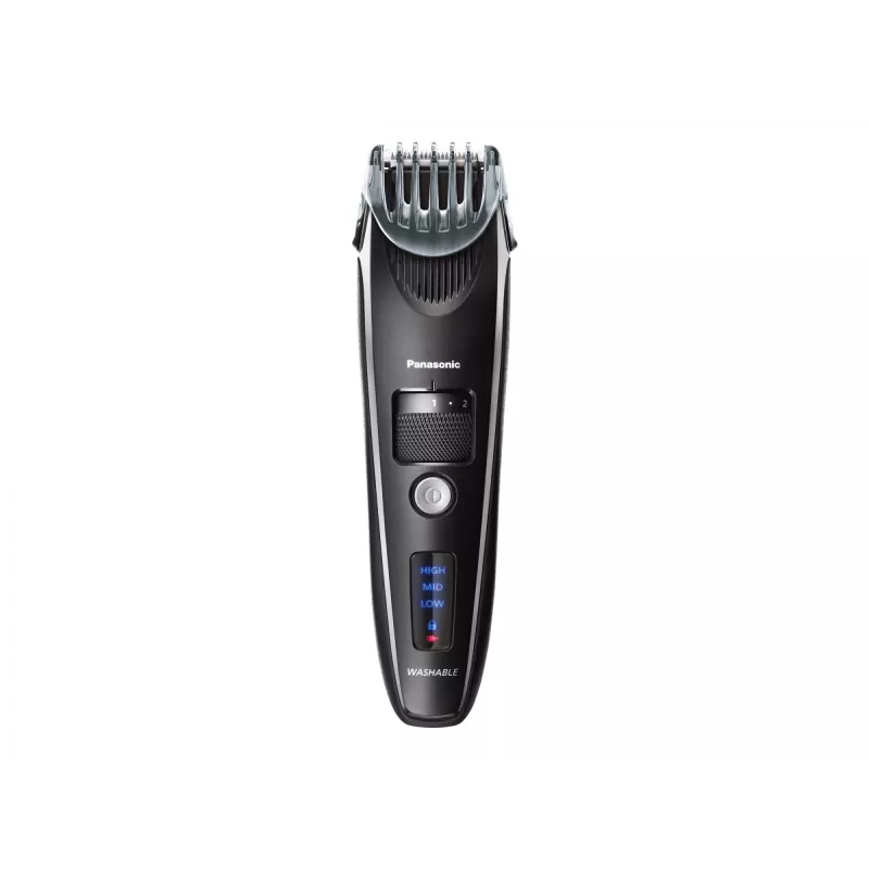 Bārdas trimmeris Panasonic ER-SB40-K803 — 0,5–10 mm, 19 soļi, Li-Ion, bezvadu/tīkls, melns