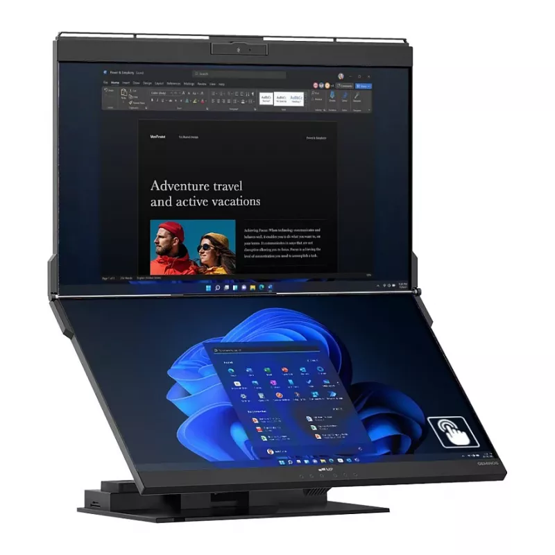 Monitoris Mobile Pixels Geminos X 24 collu skārienekrāns Quad HD 2560 x 1440