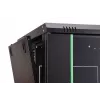 Sienas 19 collu skapis DIGITUS Dynamic-N DN-37103 — 7U, 600x600 mm, IP20, neizjaukts, melns