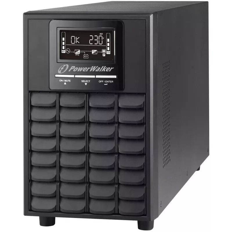 PowerWalker VFI 1500 CG PF1 Double-conversion (Online) 1.5 kVA 1500 W 4 AC rozetes
