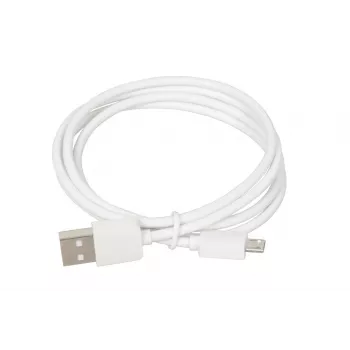 Lādētājs iBOX C-41 USB 2A, 1 USB ports, microUSB kabelis, Balts