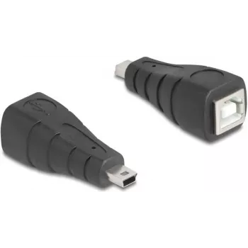 Pārejas adapteris DeLOCK 67200 Mini USB uz USB Type-B Melns