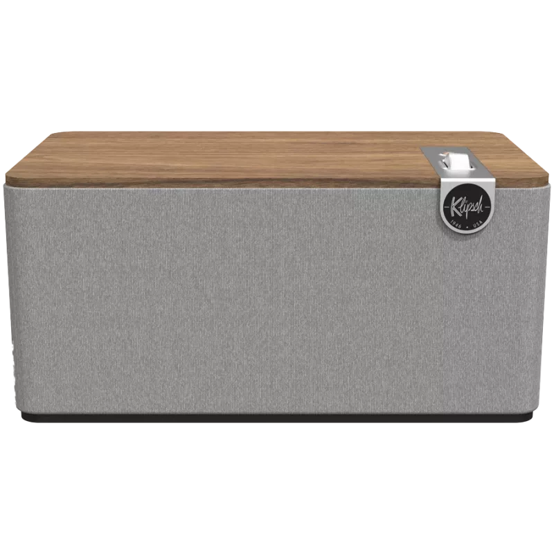 Klipsch the Three Plus Premium Bluetooth skaļruņu sistēma valrieksta koka apdarē