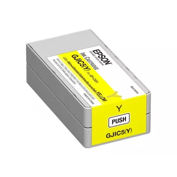 Epson GJIC5(Y) dzeltena tintes kasetne ColorWorks C831 (MOQ=10)