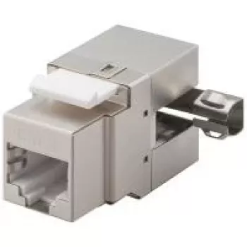 Wentronic Goobay CAT 6 KeyStone RJ45 ligzda, STP ekranēts, 250 MHz - LSA savienojums, 90° leņķa izeja (95901)