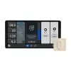 Shelly Wall Display X2 vadības panelis, Wi-Fi, Bluetooth, sudrabains + BLU H&T ziloņkaula krāsā