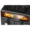 Amica AFM 7020 divu groziņu gaisa friteris, 8 l, 2400 W, melns