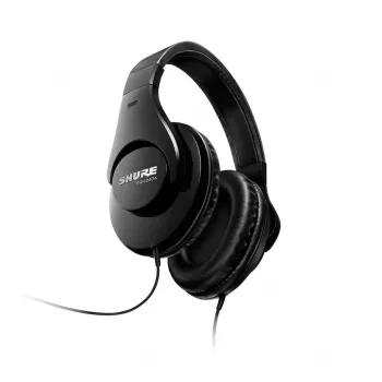 Shure SRH240A Austiņas Vadu galvas saite Mūzika Melna