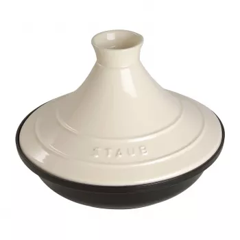Tajine Staub trauks - 28 cm, Bēši-melns
