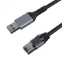 Interneta kabelis CAT6 UTP, USB3.0 Type-A - RJ45, 5m