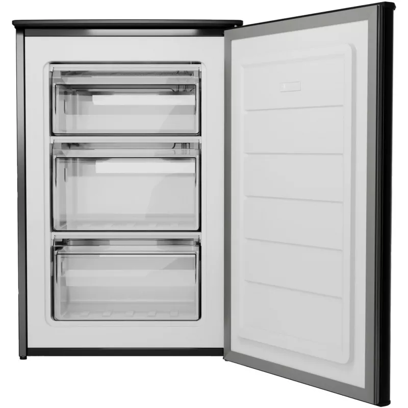 Vertikālais saldētājs BOMANN GS 7253, 87 L, melns, ≤ -18°C, energoklase C, 850×550×580 mm