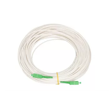 Patchvads SC/APC–SC/APC LSZH Vienmodas Extralink G.657.A1 3mm Simplekss 30m balts