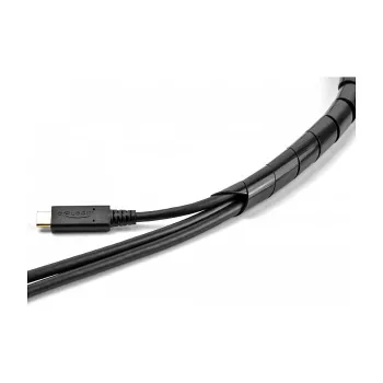 DeLOCK Spirālšļūtene elastīga 2 m x 14 mm melna polietilēna
