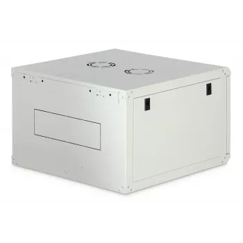 Sienas stiprinājuma skapis DIGITUS Dynamic‑N 7U 19 collu 600x600 mm, neizmontēts, IP20, atslēgas slēdzene