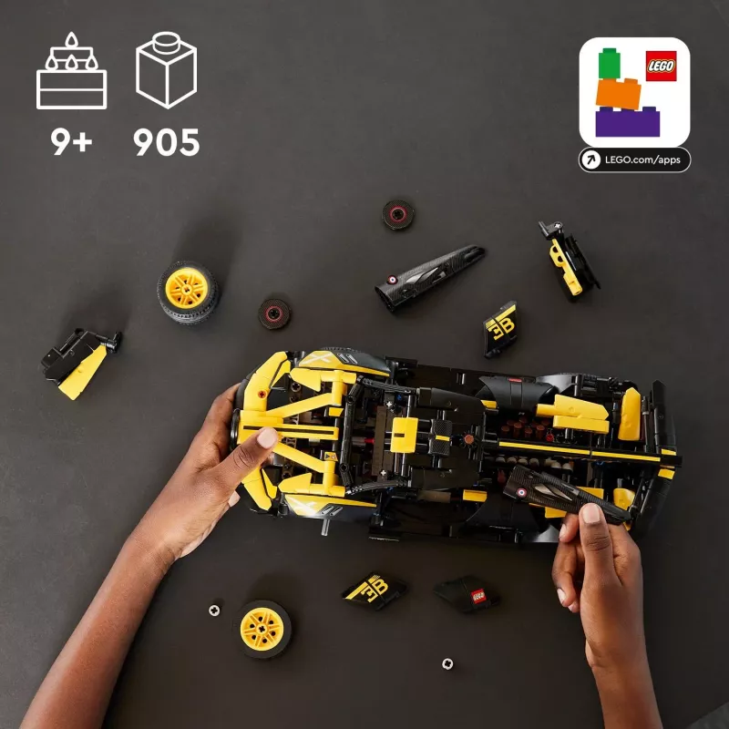 LEGO Technic: Bugatti Bolide Model Auto Būvēšanas Komplekts (42151)