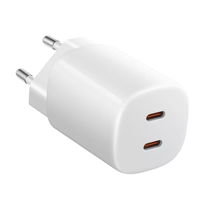 Lādētājs Xiaomi Nano Turbo 45W Balts — 2× USB-C iekštelpu lādētājs viedtālrunim un planšetei