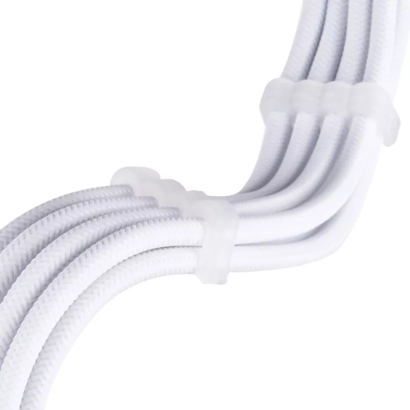 SilverStone SST-PP07E-PCI8W-V2 PCIe 8 kontaktu (6+2) barošanas pagarinātājs, balts