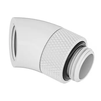Barrow 45° Rotējams Adapteris G1/4 AG uz G1/4 IG Balts TWT45-B01 w