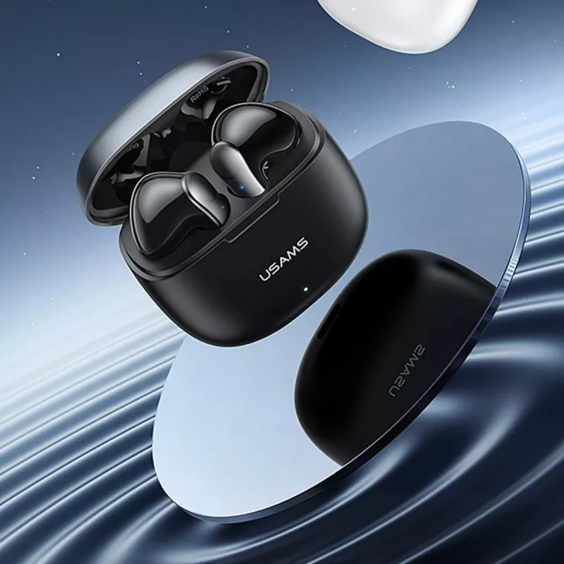 USAMS TWSXH Series Dual Mic Bezvadu Austiņas Zilā Krāsā BHUXH03