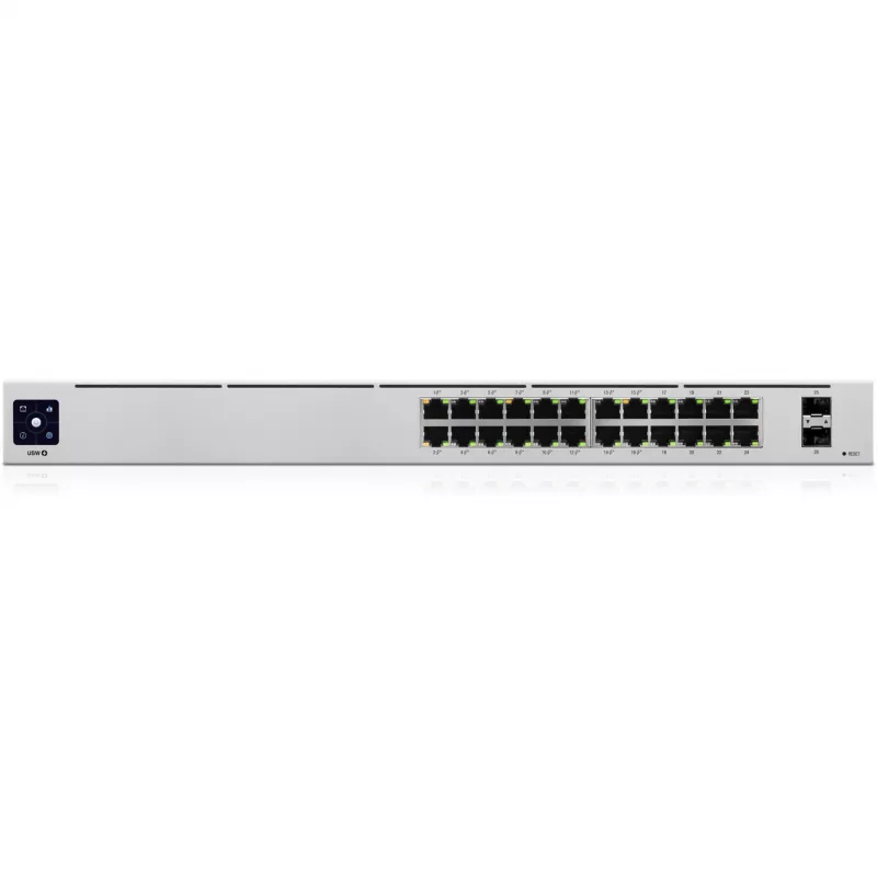Ubiquiti Networks UniFi USW-24 pārvaldāms L2 Gigabit Ethernet slēdzis (bez PoE), 24 porti, 2 SFP, 1U