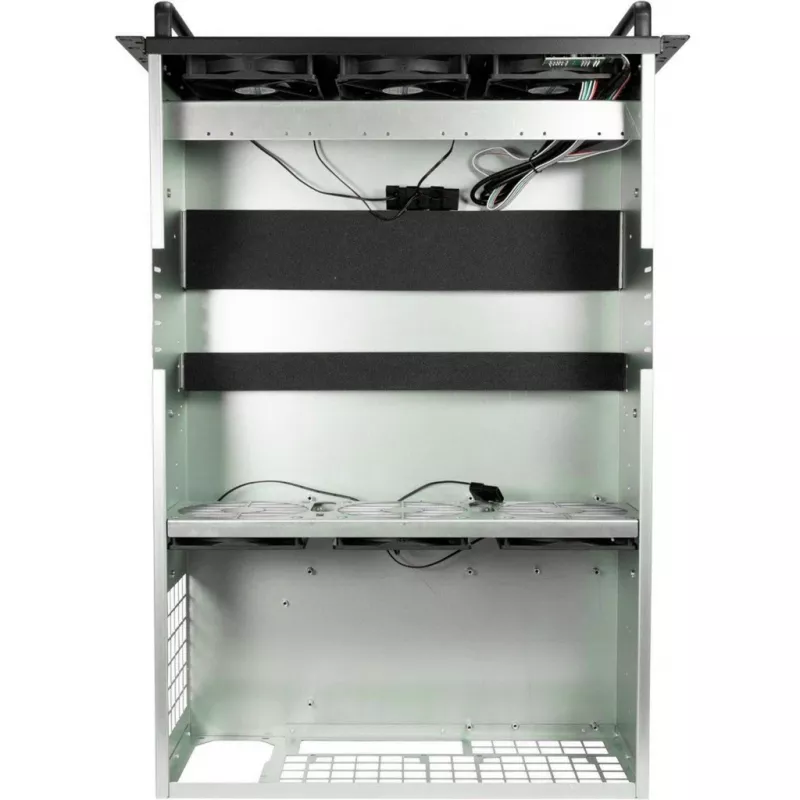 Datora korpuss Inter-Tech 88887236 Rack Melns, Pelēks