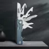 Daudzfunkciju nazis Nextool NE20098 10-in-1 — nerūsējošā tērauda saliekamais daudzinstruments, 7,5 cm salocītā veidā, 87 g, zaļš