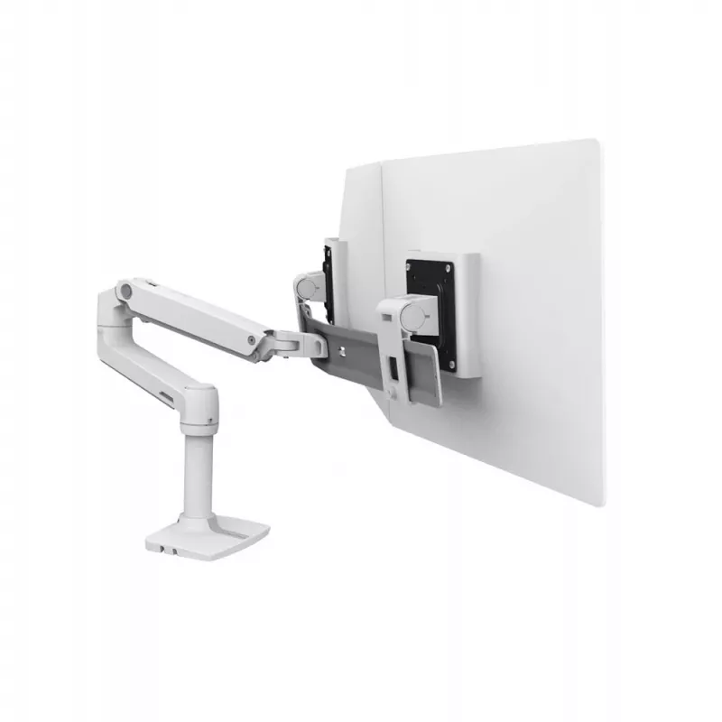 Galda stiprinājums Ergotron LX Series Dual Direct Arm 63,5 cm (25 collas) Balts