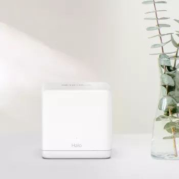 MESH SISTĒMA MERCUSYS Halo H60X (2-pack) Divu joslu Wi‑Fi 6, 1500 Mb/s, līdz 350 m², 2x LAN, iekšējās antenas, balta