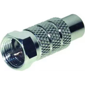 Coaxial F-Savienotāja uz RCA Pārejas Savienotājs ShiverPeaks 85221 Signālu Konversijai