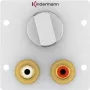 Kontaktligzda 2 x RCA Kindermann 7444000518