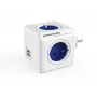 Allocacoc PowerCube Original USB (E) pagarinātājs 4 AC kontaktligzdas Zils, Balts