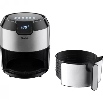 Tefal Easy Fry EY401D 4.2 L 1500 W Karstā gaisa fritieris Melns, Nerūsējošais tērauds