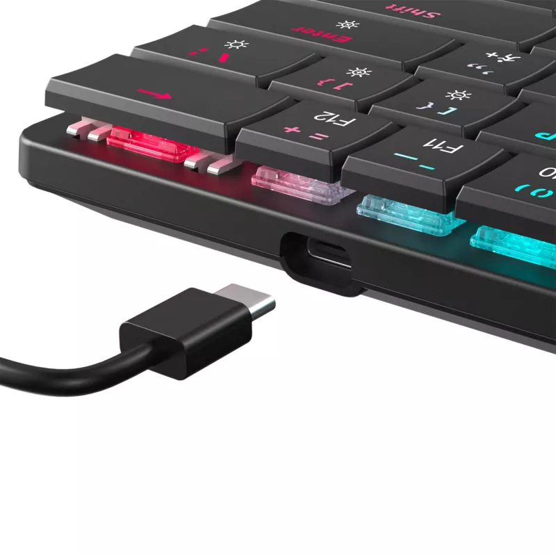 Mehāniskā tastatūra White Shark Nagamaki GK-006131 Black US izkārtojums Brown slēdži