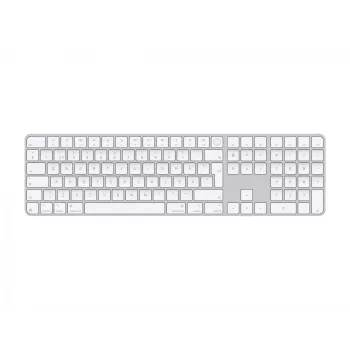 Apple Magic Keyboard ar Touch ID un ciparu bloku QWERTY zviedru balts
