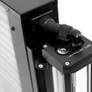 Watercool MO-RA IV Heatkiller caurules adapteris – melns
