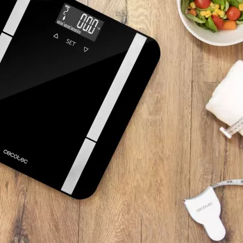 Cecotec viedie svari Surface Precision 9450 Full Healthy, melni, 180 kg, 100 g precizitāte