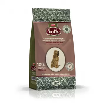 FOLK Medium and large breeds Traditional polish meat feast with rabbit, lamb and quail - sausā suņu barība - 12kg